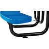 Global Industrial 46 Child Size Round Perforated Picnic Table, Blue 262078KBL